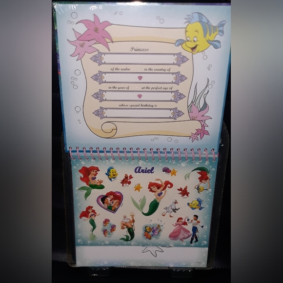 Special Edition The Little Mermaid  Storybook Paint N’play  Vintage 2006 New - Picture 2 of 10
